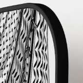 Raquette De Pickleball Keffiyeh Écharpe palestinienne tissu traditionnel (Détail gauche)