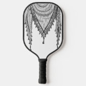 Raquette De Pickleball Keffiyeh Écharpe palestinienne tissu traditionnel (Verso)