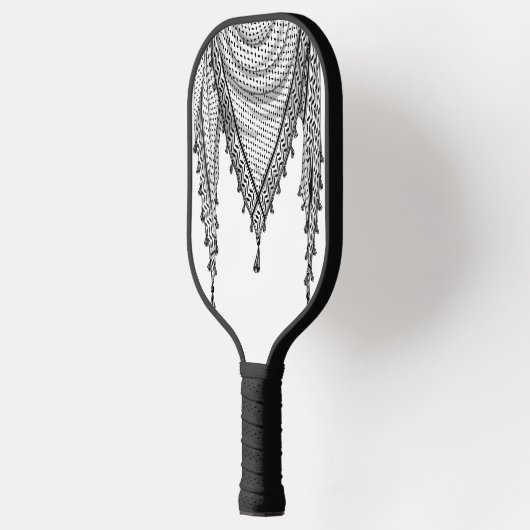 Raquette De Pickleball Keffiyeh Écharpe palestinienne tissu traditionnel (Gauche)