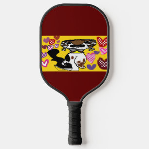Raquette De Pickleball King charles cavalier coeur style muqueuse chausse