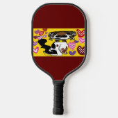 Raquette De Pickleball King charles cavalier coeur style muqueuse chausse (Verso)