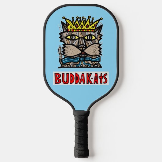 Raquette De Pickleball "King Kat" BuddaKats Pickleball Paddle (Recto)