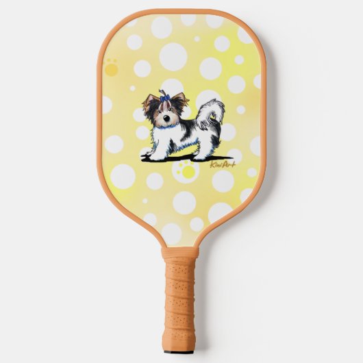 Raquette De Pickleball KiniArt Biewer Terrier (Verso)