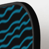 Raquette De Pickleball Kiss Of Light Modern Pop Art Abstrait (Détail gauche)