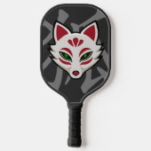 Raquette De Pickleball KITSUNE Fox Mask - Street Art (Verso)