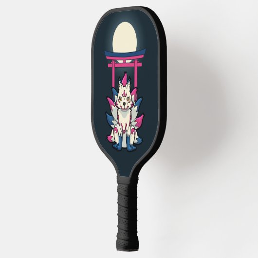 Raquette De Pickleball Kyubi Kitsune - Japonais Fox à neuf queues Yokai (Gauche)