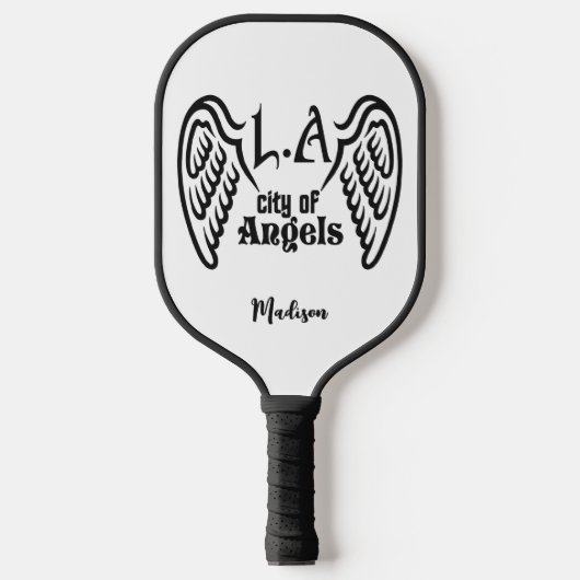Raquette De Pickleball L.A. Wings nom personnalisé (Recto)