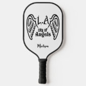 Raquette De Pickleball L.A. Wings nom personnalisé (Verso)