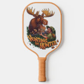 Raquette De Pickleball La chasse à l'orignal Rencounter humoristique (Recto)