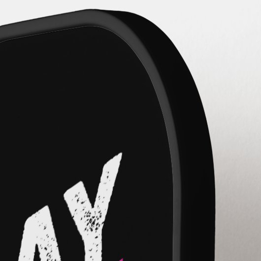 Raquette De Pickleball La fierté LGBT ne dit pas Desantis Gay Lesbian (Détail gauche)