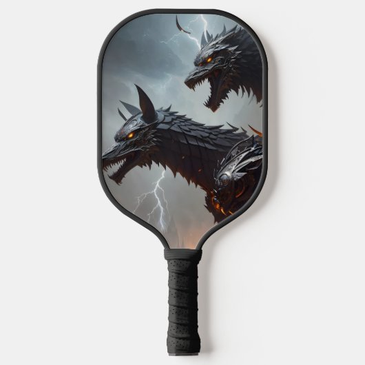 Raquette De Pickleball La foudre Cyborg Wolves (Recto)