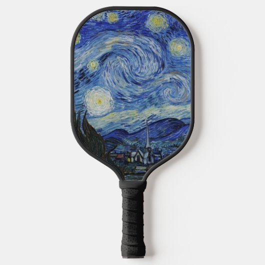 Raquette De Pickleball La peinture classique de Van Gogh La nuit étoilée (Recto)