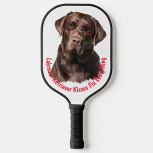 Raquette De Pickleball Labrador Retriever Kisses Tout réparer