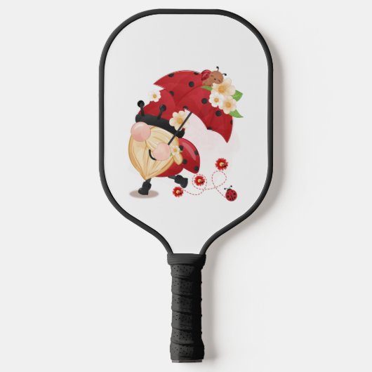 Raquette De Pickleball Ladybug Gnome of Love (Recto)