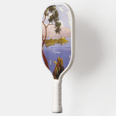 Raquette De Pickleball Lake Garda Italie nom personnalisé (Gauche)