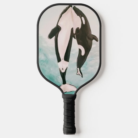 Raquette De Pickleball "L'amour des mères" Orca (Recto)