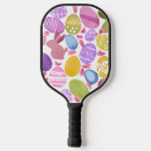 Raquette De Pickleball lapin avec oeufs de pâques (Verso)