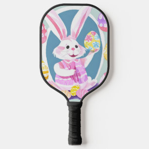 Raquette De Pickleball lapin avec oeufs de pâques