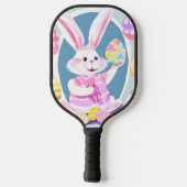 Raquette De Pickleball lapin avec oeufs de pâques (Verso)