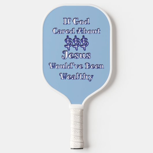 Raquette De Pickleball L'argent n'est pas tout (Recto)