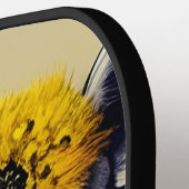 Raquette De Pickleball L'Art numérique lunatique de la girafe (Détail gauche)