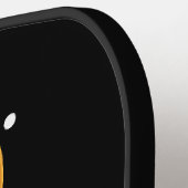 Raquette De Pickleball L'astronaute Bitcoin à la lune - Btc Crypto (Détail gauche)