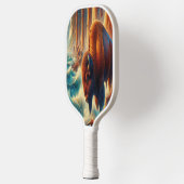 Raquette De Pickleball le bison majestueux est haut (Gauche)