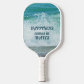 Raquette De Pickleball Le bonheur arrive en Waves SEAS Day (Recto)
