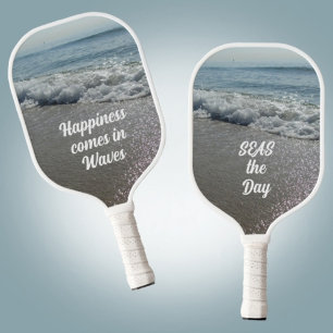 Raquette De Pickleball Le bonheur vient dans les vagues SEAS le jour Ocea