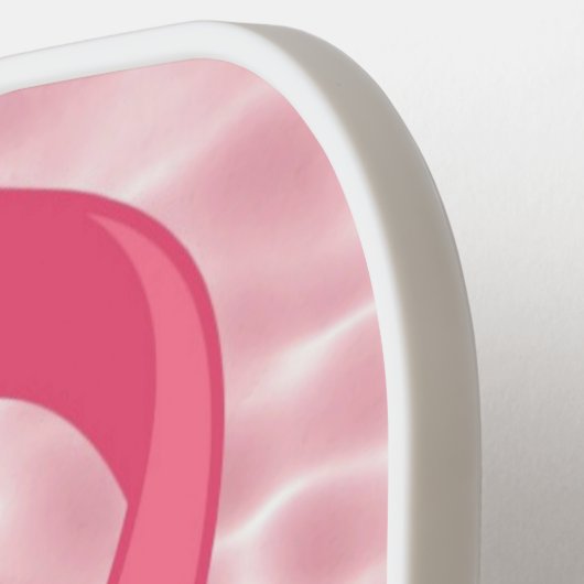 Raquette De Pickleball Le guerrier Sensibilisation au cancer du sein Pick (Détail gauche)