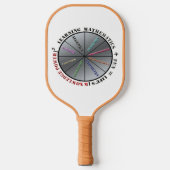 Raquette De Pickleball Le pouvoir des mathématiques (Recto)