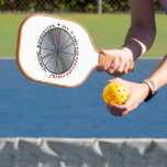 Raquette De Pickleball Le pouvoir des mathématiques<br><div class="desc">Illustre l'importance des mathématiques avec le plaisir,  pour la puissance de la connaissance dans la vie.</div>