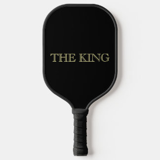 Raquette De Pickleball Le Roi Luxe Minimaliste Design Noir Or