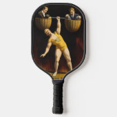 Raquette De Pickleball Le Sandow Eugen Sandow Vaudeville Weightlifter (Verso)