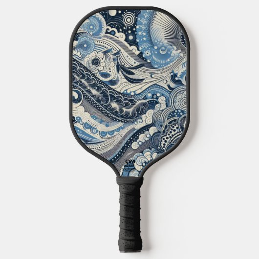 Raquette De Pickleball Le Studio Maison Indigo Bloom (Recto)