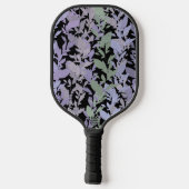Raquette De Pickleball Leafy Creeping Vine Drawing Pattern With Pastels (Verso)