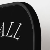 Raquette De Pickleball Légende du Pickleball | Funny Bigfoot (Détail gauche)