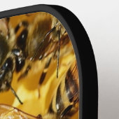 Raquette De Pickleball Les abeilles de miel sur Honeypeb (Détail gauche)