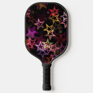 Raquette De Pickleball Les Étoiles Colorées Dansent En Toute Sensation