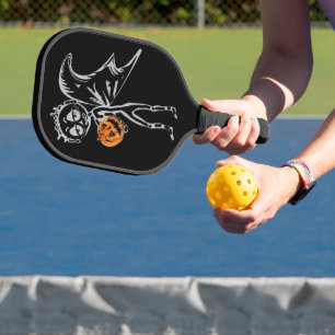 Raquette De Pickleball Les Fées citrouilles Se Amusent À Halloween