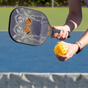 Raquette De Pickleball Les Fées citrouilles Se Amusent À Halloween