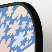 Raquette De Pickleball Les fleurs hippies sont si Super (Détail gauche)