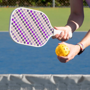 Raquette De Pickleball Les nuances de Pois violets par Shirley Taylor