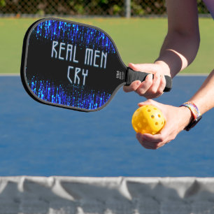 Raquette De Pickleball Les vrais hommes de SlipperyJoe pleurent des larme