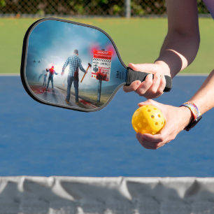 Raquette De Pickleball Les zombies aux yeux lumineux de SlipperyJoe pour