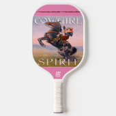 Raquette De Pickleball "L'Esprit-fille" (Recto)