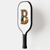 Raquette De Pickleball Letter B in Thanksgiving style (Gauche)
