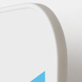 Raquette De Pickleball #Let'ThemPlay Drapeau Transgenre Athlètes (Détail gauche)