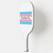 Raquette De Pickleball #Let'ThemPlay Drapeau Transgenre Athlètes (Gauche)