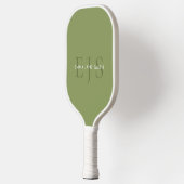 Raquette De Pickleball LETTRE 3 LETTRE Moderne MONOGRAPHIQUE INITIAL (Gauche)